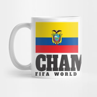 Fifa World Cup Qatar 2022 Champions - Ecuador - Light Color Edition Mug